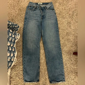 High rise dad jeans